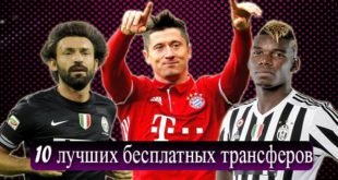 ТОП-10 лучших бесплатных трансферов в истории футбола