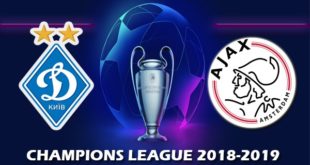 Динамо Киев – Аякс 28 августа 2018: прогноз на ответный матч ЛЧ 18/19