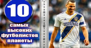 ТОП-10 самых высоких футболистов мира
