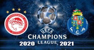 Олимпиакос - Порту. Прогноз на футбол 9 декабря 2020