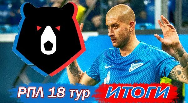 РФПЛ 18 тур (2020/21): результаты матчей, таблица, итоги