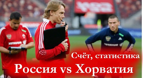 Счёт матча Россия - Хорватия 01.09.2021: статистика