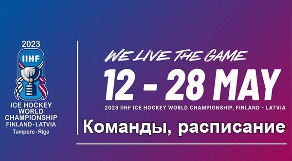 Чемпионат мира по хоккею 2023: расписание, группы, команды