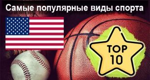 Самые популярные виды спорта в США – рейтинг, ТОП-10