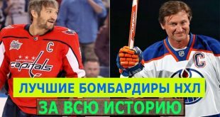 Лучшие бомбардиры НХЛ за всю историю: таблица на сегодня